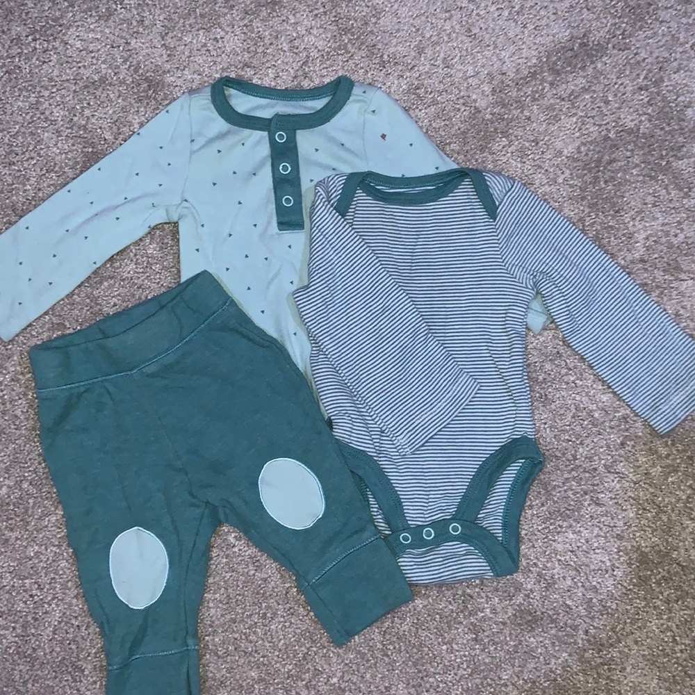 Cloud Island Teal 3 Pc Set | Size Newborn